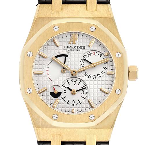 Photo of Audemars Piguet Royal Oak Dual Time Yellow Gold Mens Watch 26120BA