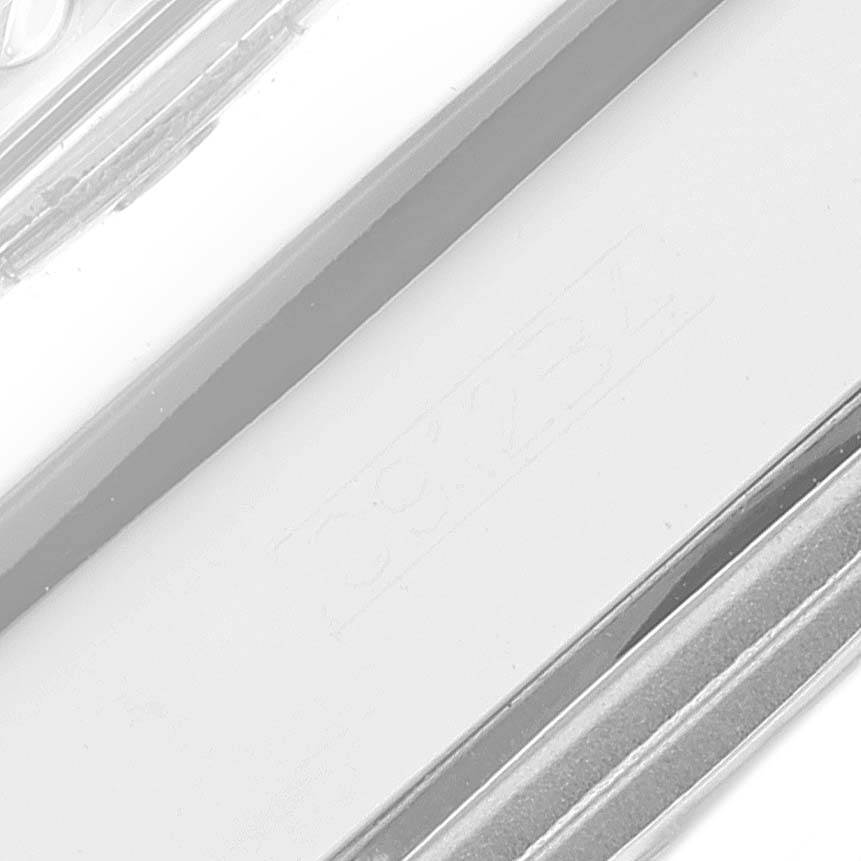 The image shows a close-up of a section of the bracelet of a Breitling Chronomat AB0110 Men's Stainless Steel Mother of Pearl Dial AB0110 Men's Stainless Steel Mother of Pearl Dial watch.