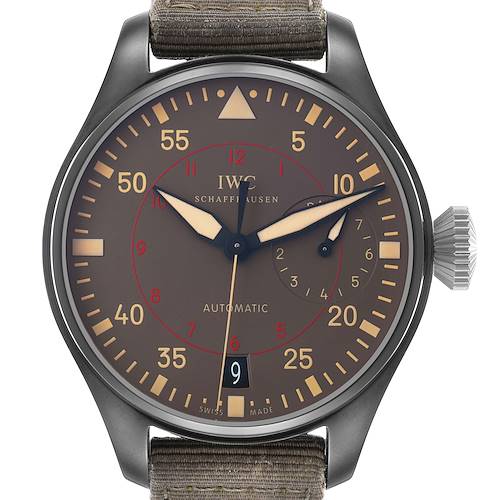 Photo of IWC Big Pilots Top Gun Miramar Ceramic Mens Watch IW501902 Card