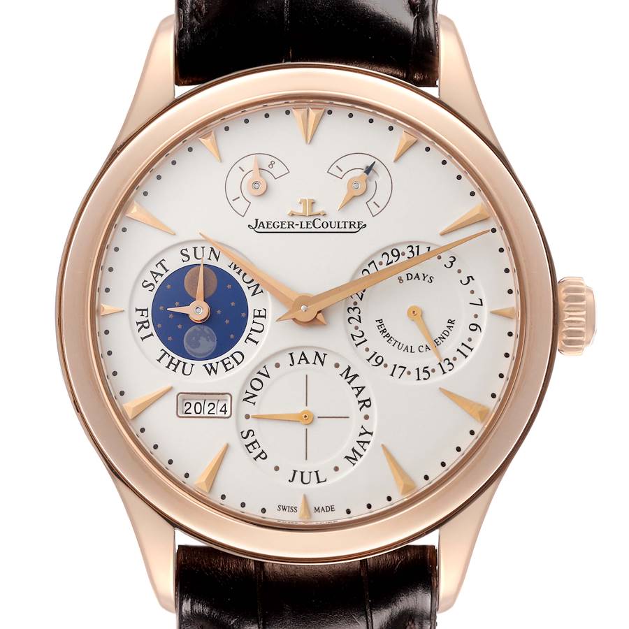 Jaeger lecoultre master calendar rose gold best sale