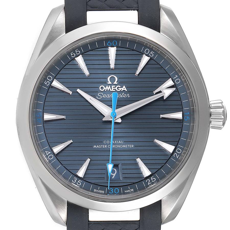 Omega Seamaster Aqua Terra Blue Dial Watch 220.12.41.21.03.002 Box Card SwissWatchExpo