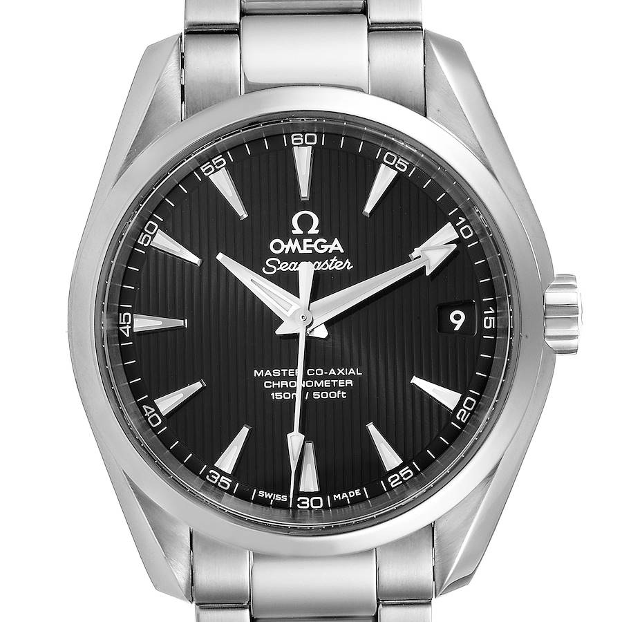 Omega Seamaster Aqua Terra Black Dial Watch 231.10.39.21.01.002 Box Card SwissWatchExpo