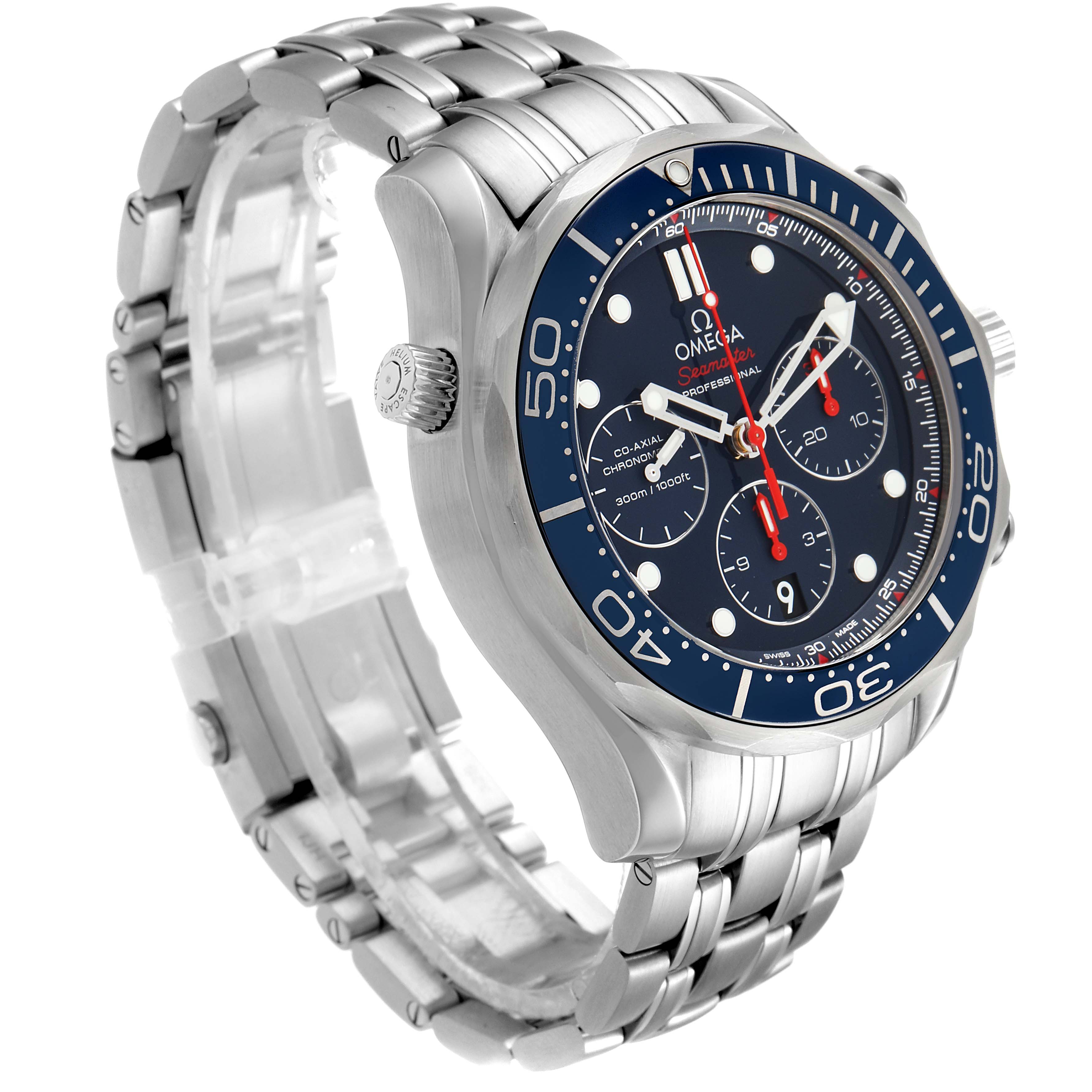 Omega Seamaster Diver 300M Chronograph 44mm Watch 212.30.44.50.03.001 ...