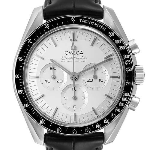 Photo of Omega Speedmaster White Gold Silver Dial Moonwatch 310.63.42.50.02.001 Unworn