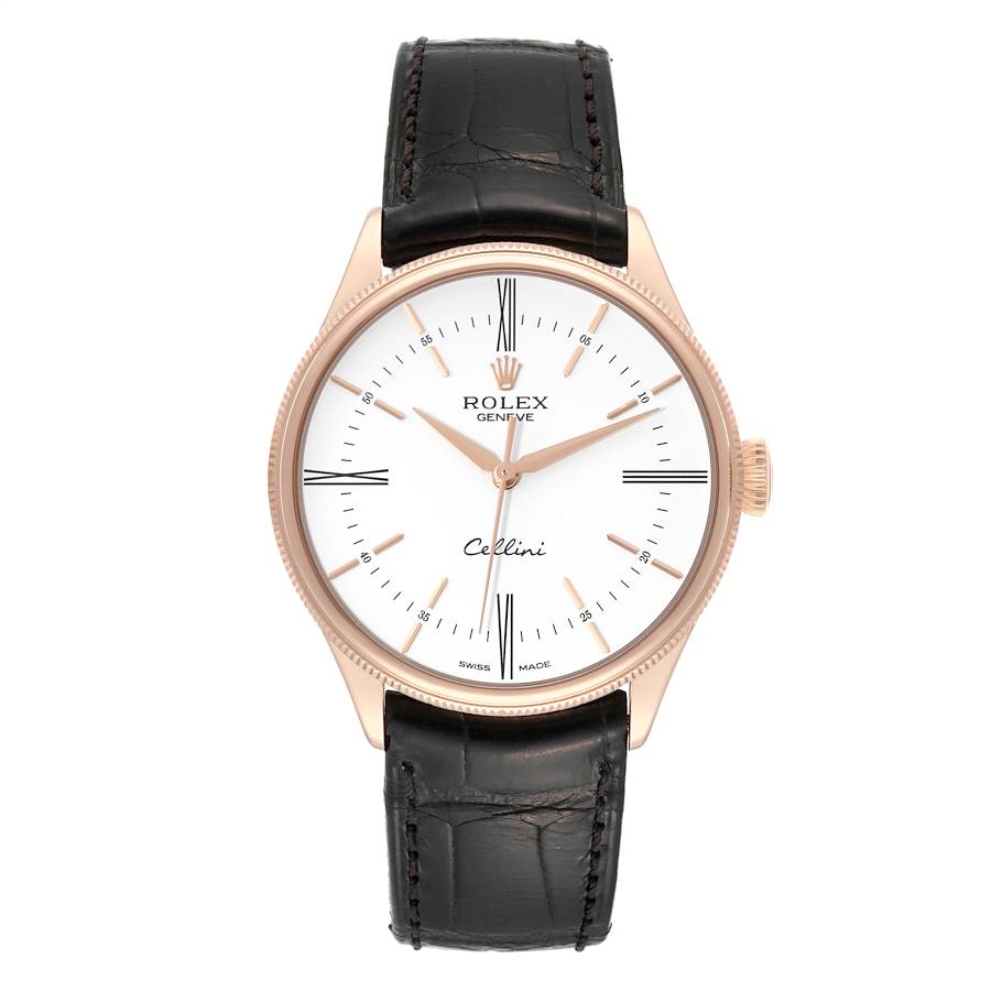 Rolex cellini shop time rose gold