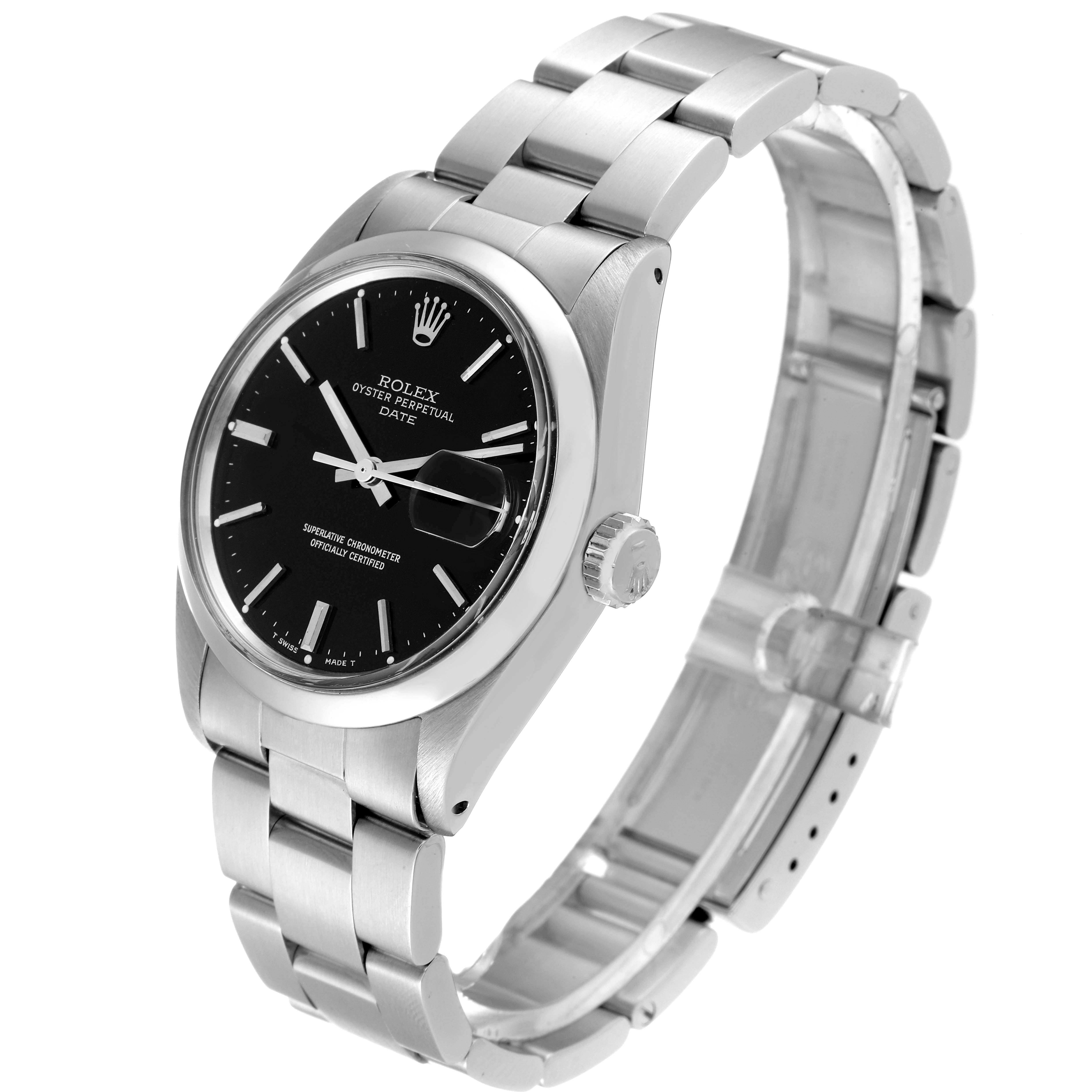 The Vintage Collection Rolex watch is shown at a three-quarter angle, displaying the face, crown, and bracelet.