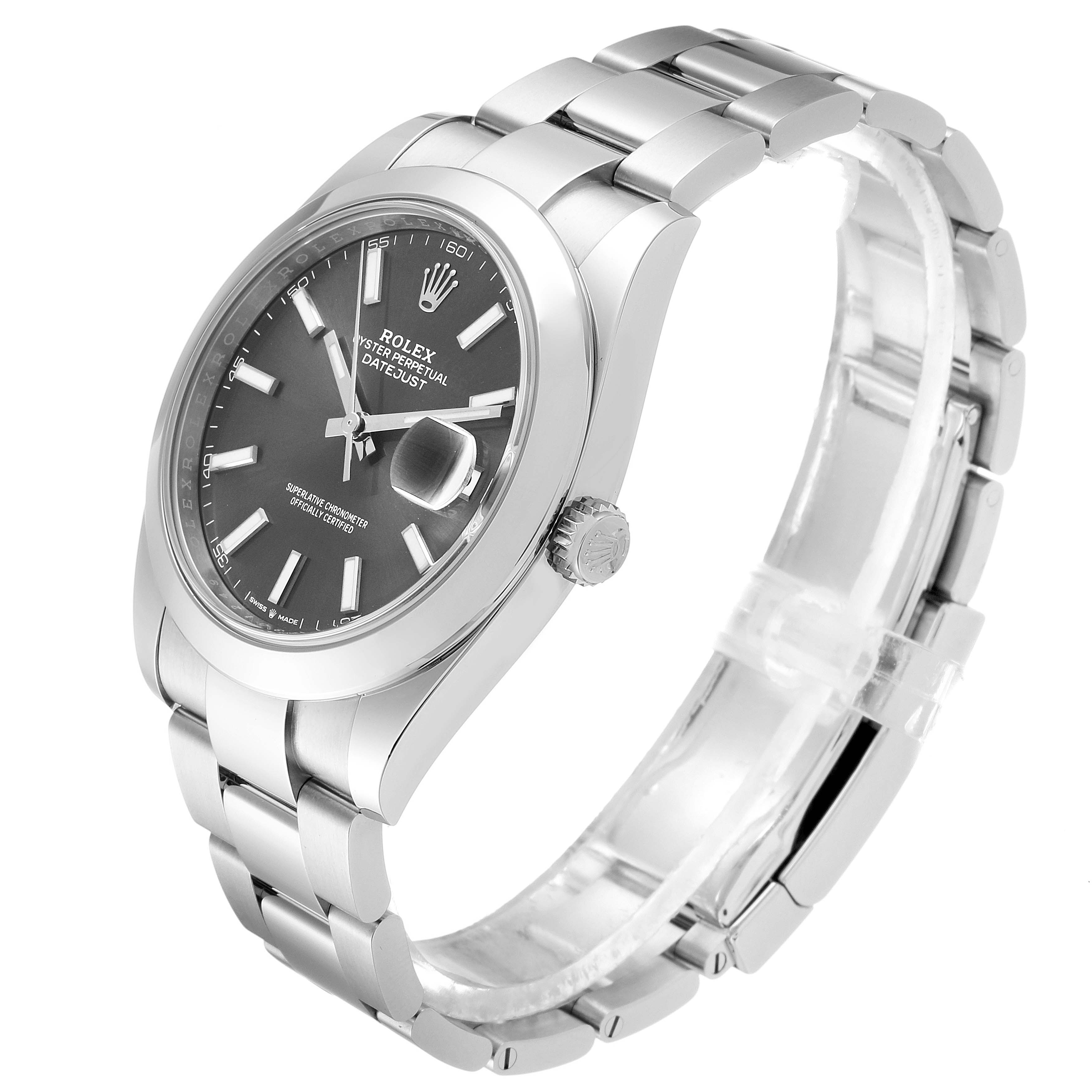 rolex datejust gray dial