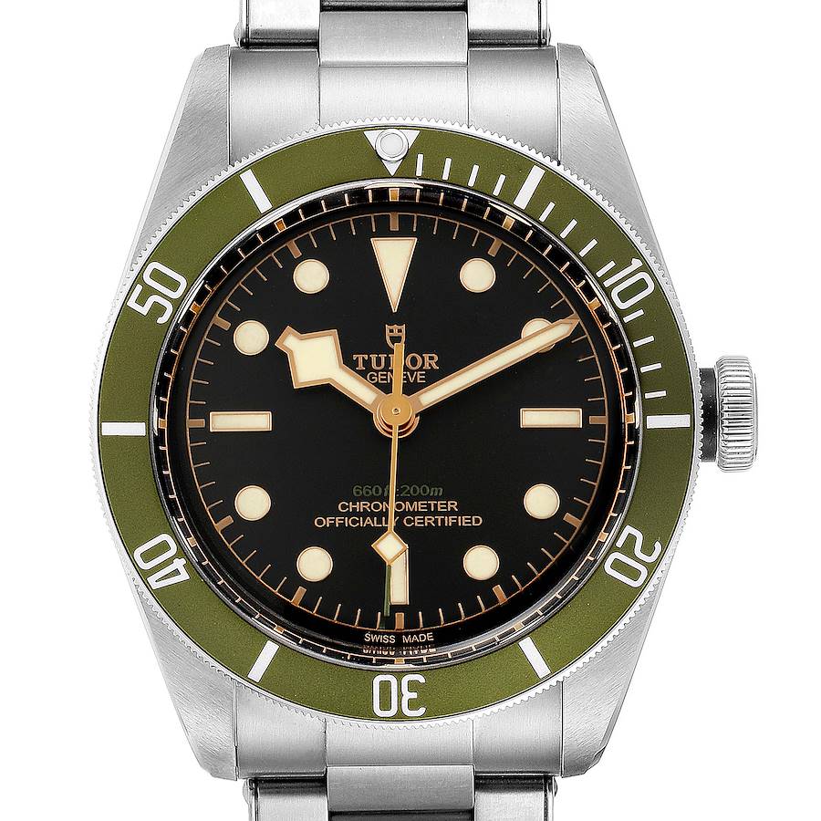 Tudor Heritage Black Bay Harrods Special Edition Mens Watch 79230G Box Papers SwissWatchExpo