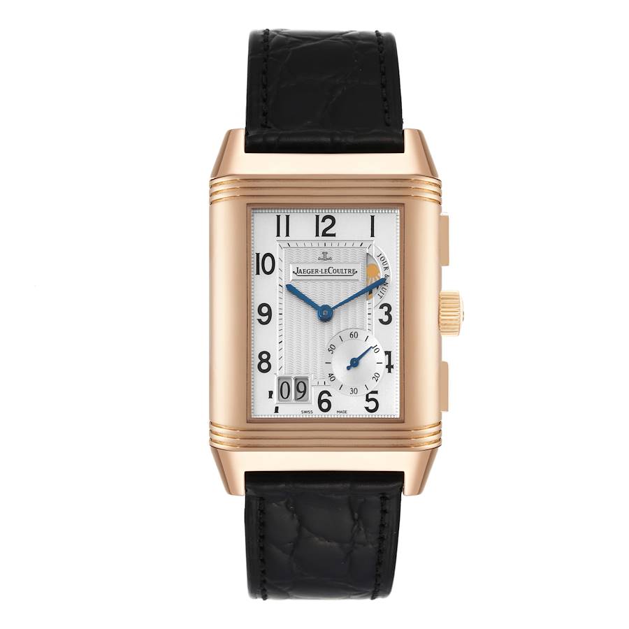 Jaeger LeCoultre Reverso Grande GMT Rose Gold Mens Watch 240.2.18