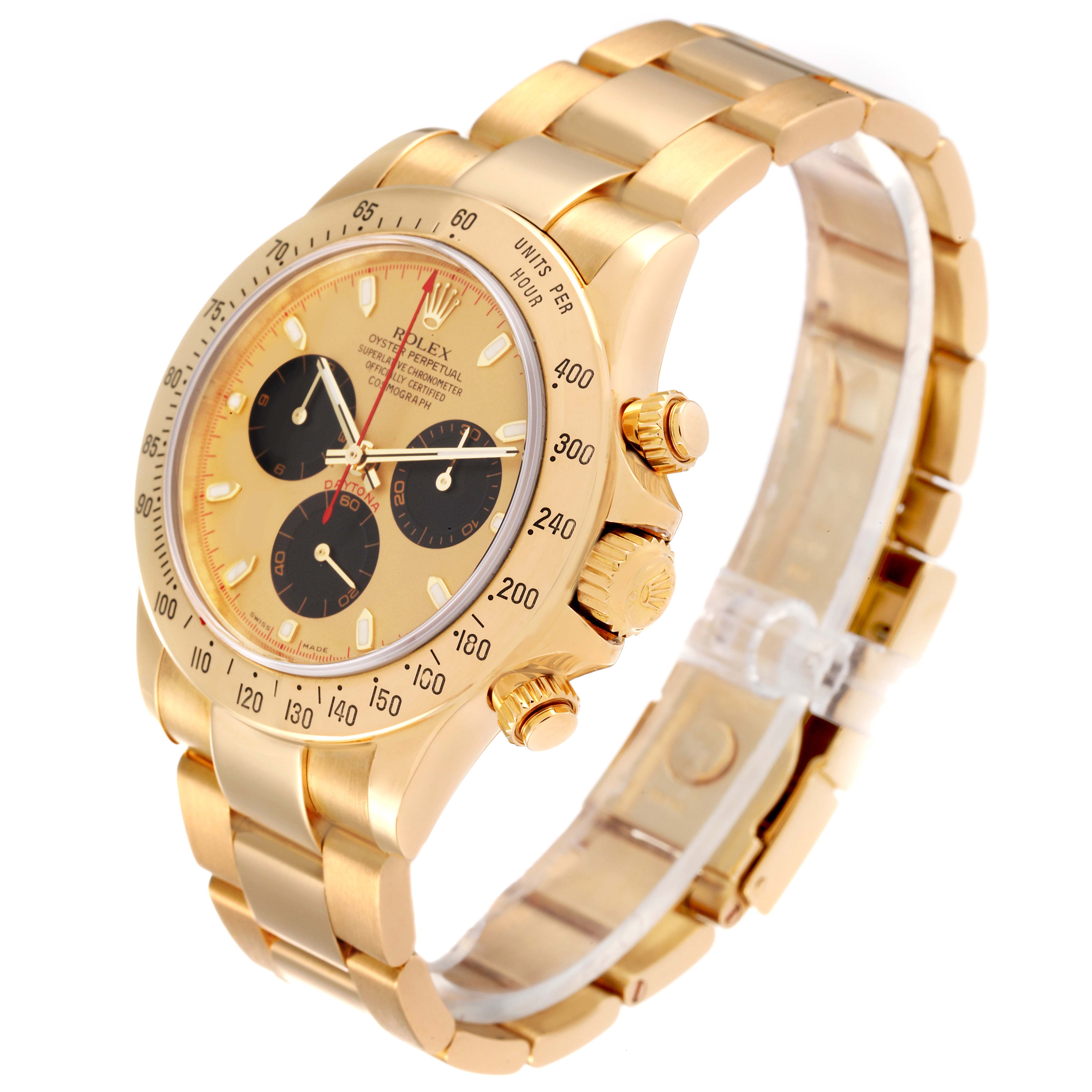 Rolex Daytona Yellow Gold 116528 | Stock 47438 | SwissWatchExpo