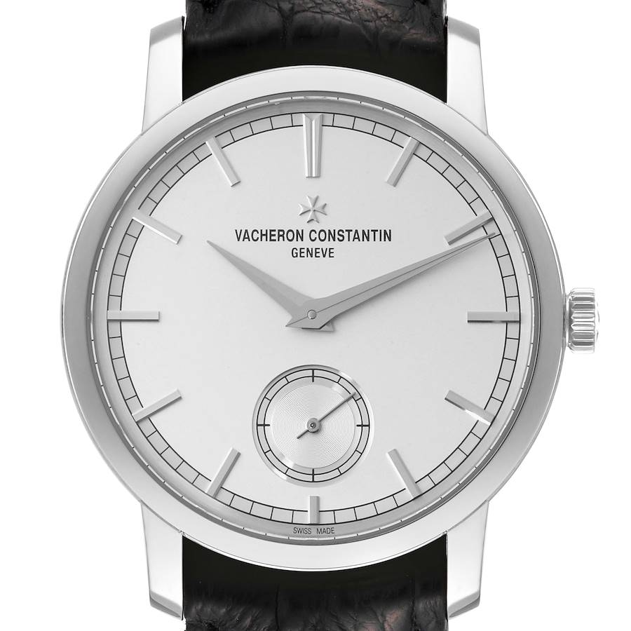 Vacheron Constantin Traditionnelle Silver Dial White Gold Mens Watch 82172 SwissWatchExpo