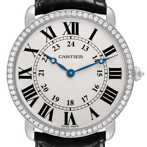 Photo of Cartier Ronde Louis White Gold Diamond Ladies Watch WR000551