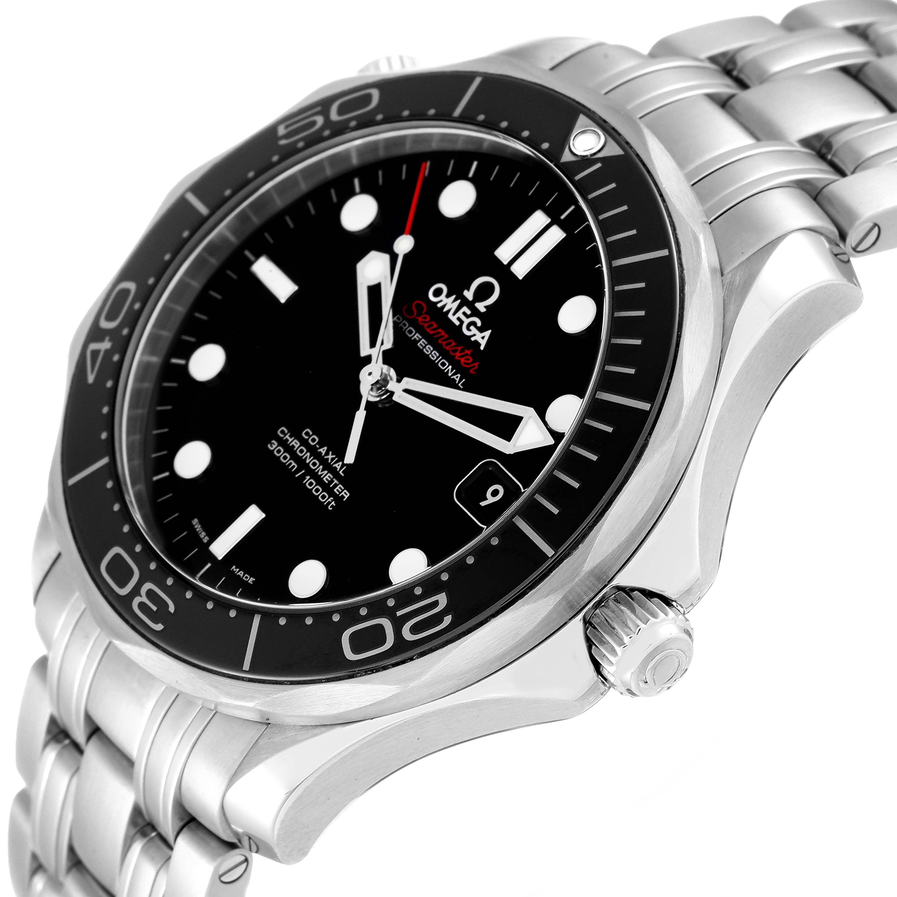 Omega Seamaster Diver 300M Steel Mens Watch 212.30.41.20.01.003 Box ...