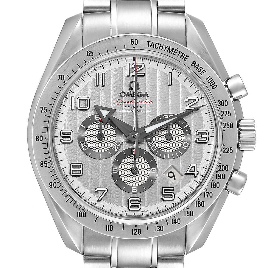 Omega Speedmaster Broad Arrow Steel Watch 321.10.44.50.02.001 Box Card SwissWatchExpo