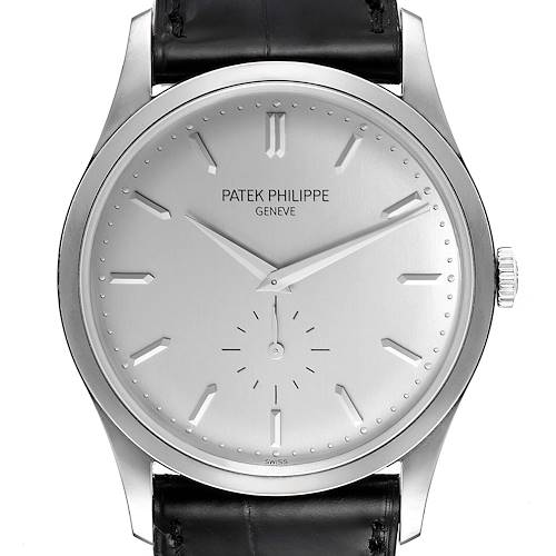 Photo of Patek Philippe Calatrava 18k White Gold Mechanical Mens Watch 5196 Unworn