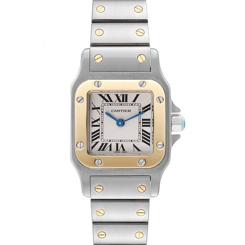Photo of Cartier Santos Galbee Small Steel Yellow Gold Ladies Watch W20012C4