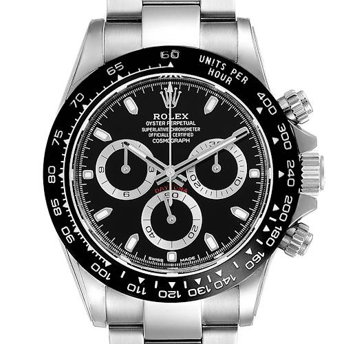 Photo of Rolex Cosmograph Daytona Ceramic Bezel Black Dial Mens Watch 116500