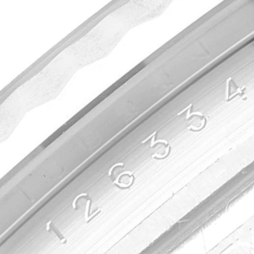 The image shows a close-up of the model number engraved on the bezel of the Rolex Datejust 41 126334 Men
s Stainless Steel Black Dial 126334 Men
s Stainless Steel Black Dial watch.