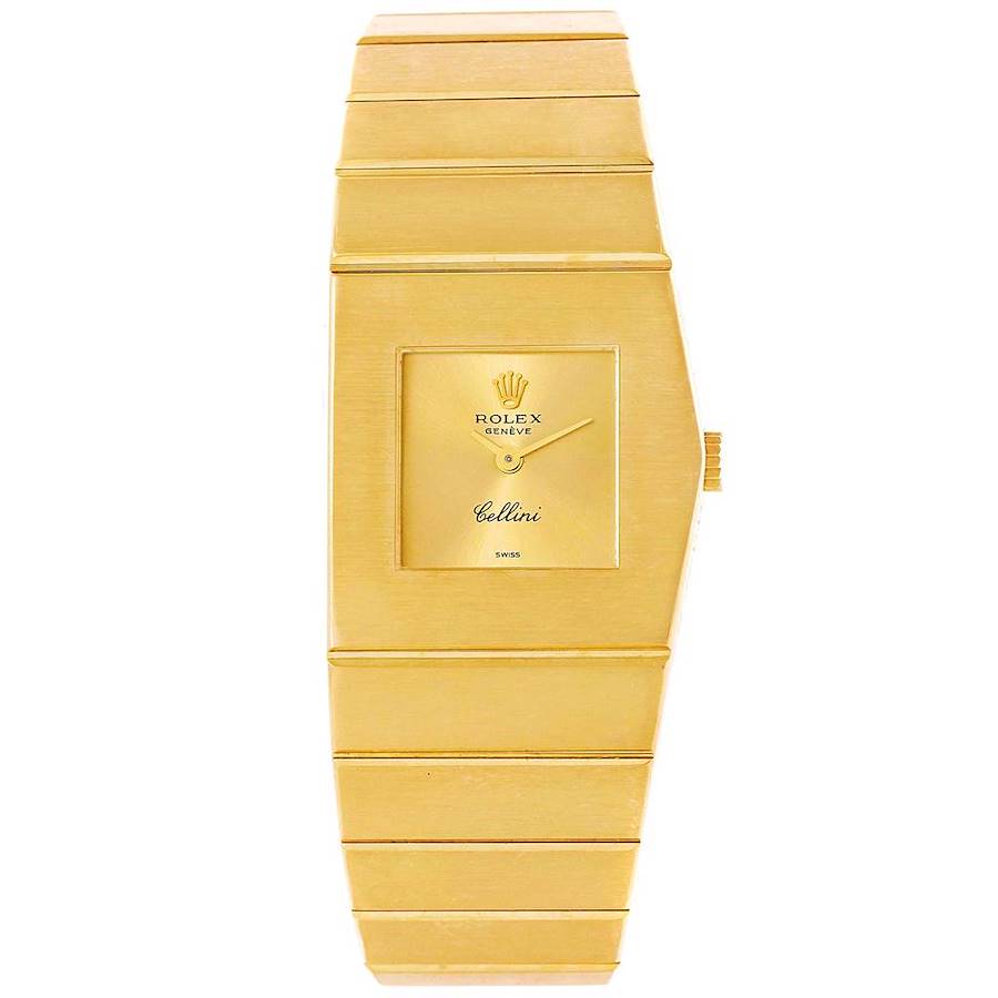 Rolex Cellini Midas 18k Yellow Gold Ladies Right Handed Watch 9768 SwissWatchExpo