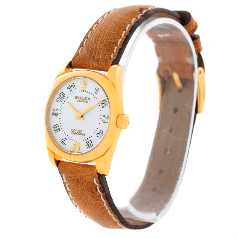 Rolex Cellini Danaos Small 18K Yellow Gold Watch 6229 Unworn SwissWatchExpo