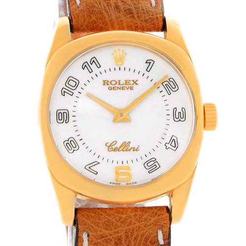 Photo of Rolex Cellini Danaos Small 18K Yellow Gold Watch 6229 Unworn