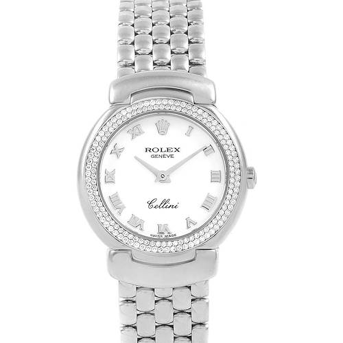 Photo of Rolex Cellini Cellissima 18K White Gold Diamond Ladies Watch 6671