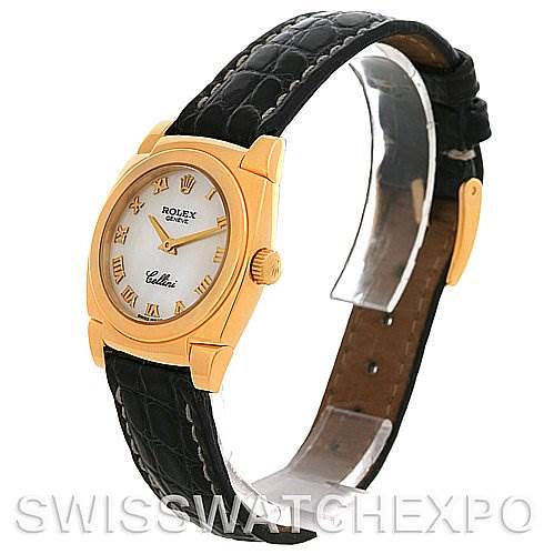 Rolex Cellini Cestello Ladies 18k Yellow Gold Watch 5310 SwissWatchExpo