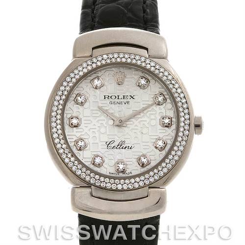Photo of Rolex Cellini Cellissima 18k Gold Diamond Watch 6671/9