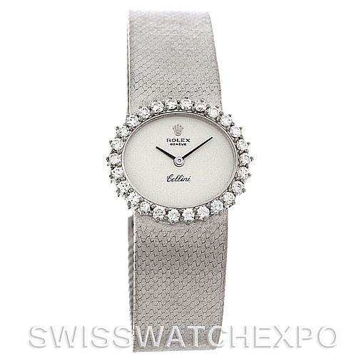 vintage rolex women's diamond watch