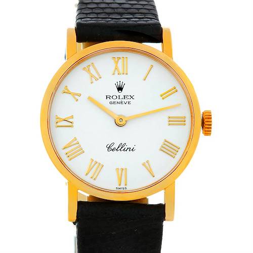 Photo of Rolex Cellini Classic 18k Yellow Gold Ladies Watch 5109
