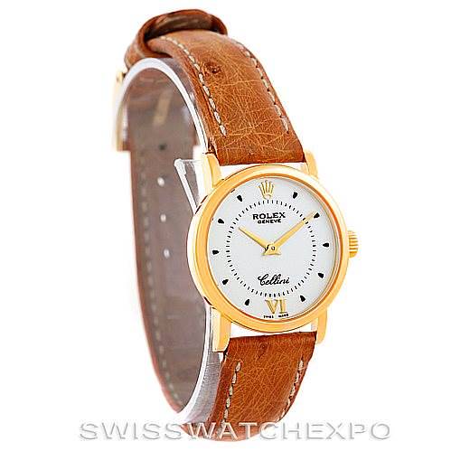 Rolex Cellini Classic 18k Yellow Gold Ladies Watch 6110 SwissWatchExpo
