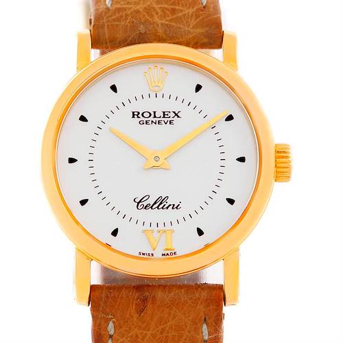 Photo of Rolex Cellini Classic 18k Yellow Gold Ladies Watch 6110