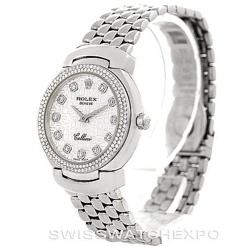 Rolex Cellini Cellissima 18k Gold Diamond Ladies Watch 6671/9 SwissWatchExpo