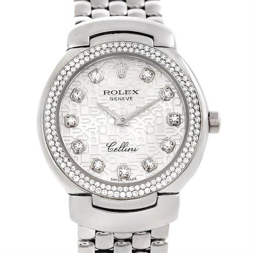 Photo of Rolex Cellini Cellissima 18k Gold Diamond Ladies Watch 6671/9