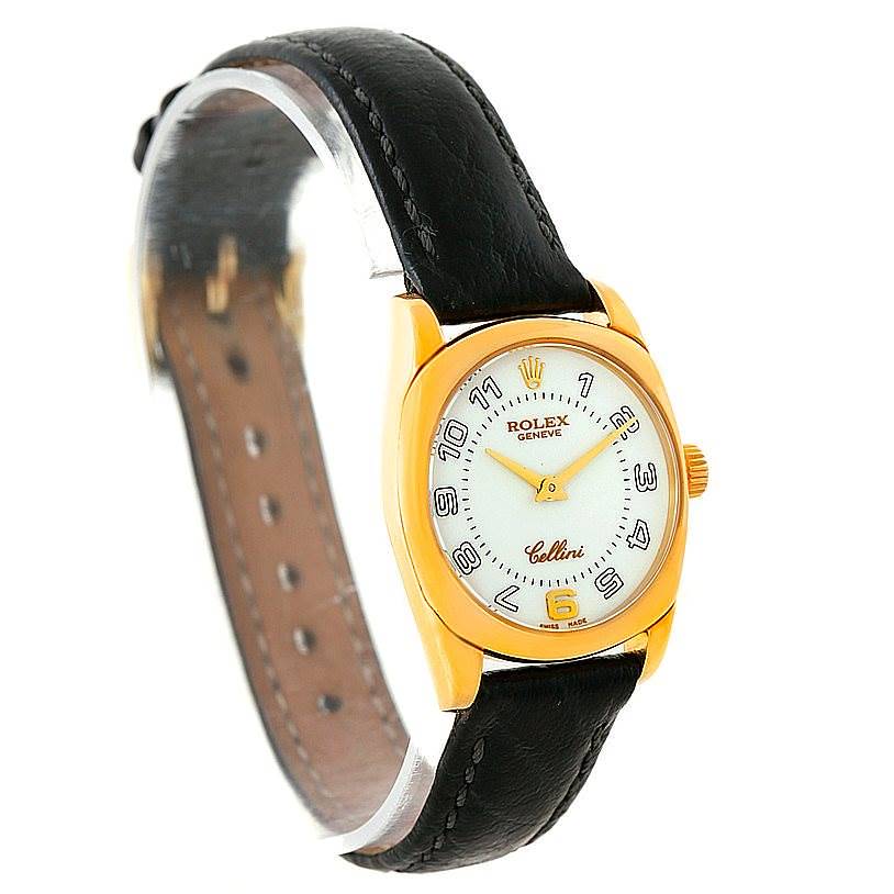 Rolex Cellini Danaos Ladies 18K Yellow Gold Watch 6229 SwissWatchExpo