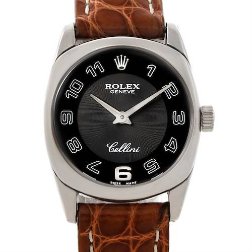 Photo of Rolex Cellini Danaos Ladies 18K White Gold Watch 6229