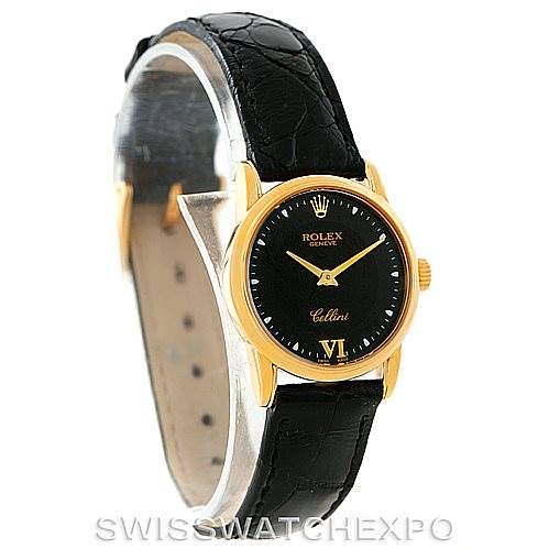 Rolex Cellini Classic 18k Yellow Gold Ladies Watch 6111 SwissWatchExpo