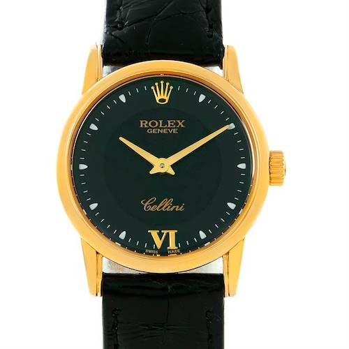 Photo of Rolex Cellini Classic 18k Yellow Gold Ladies Watch 6111