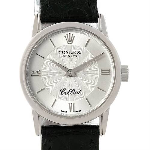 Photo of Rolex Cellini Classic 18k White Gold Ladies Watch 6111