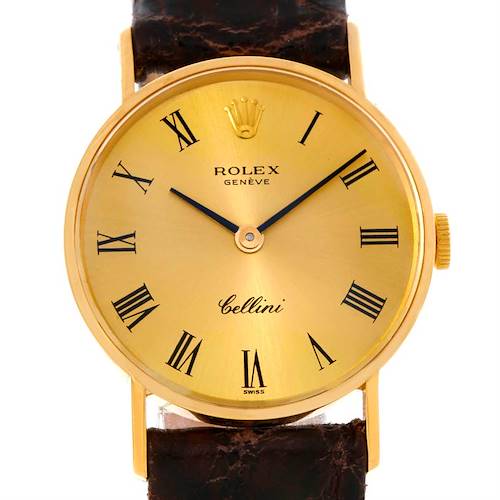 Photo of Rolex Cellini Classic 18k Yellow Gold Ladies Watch 3810