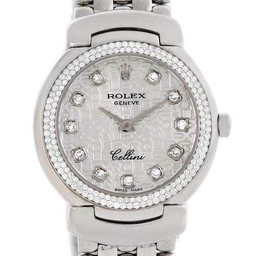 Photo of Rolex Cellini Cellissima 18k Gold Diamond Ladies Watch 6671