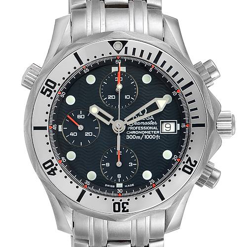 Photo of Omega Seamaster Chronograph Blue Dial Steel Mens Watch 2598.80.00