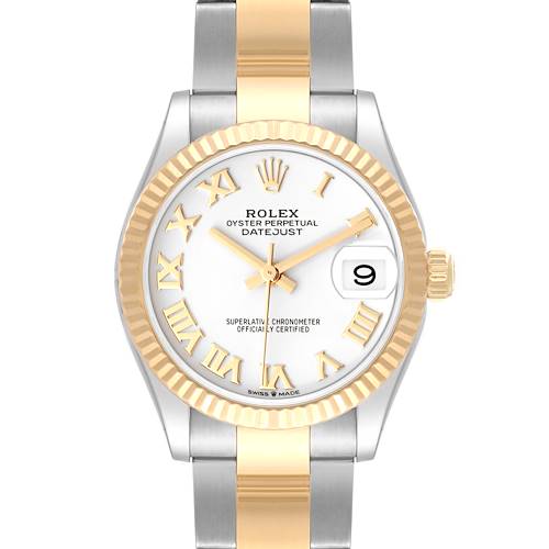 Photo of Rolex Datejust Midsize Steel Yellow Gold Ladies Watch 278273 Box Card