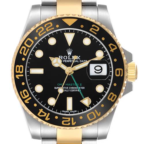Photo of Rolex GMT Master II Steel Yellow Gold Mens Watch 116713