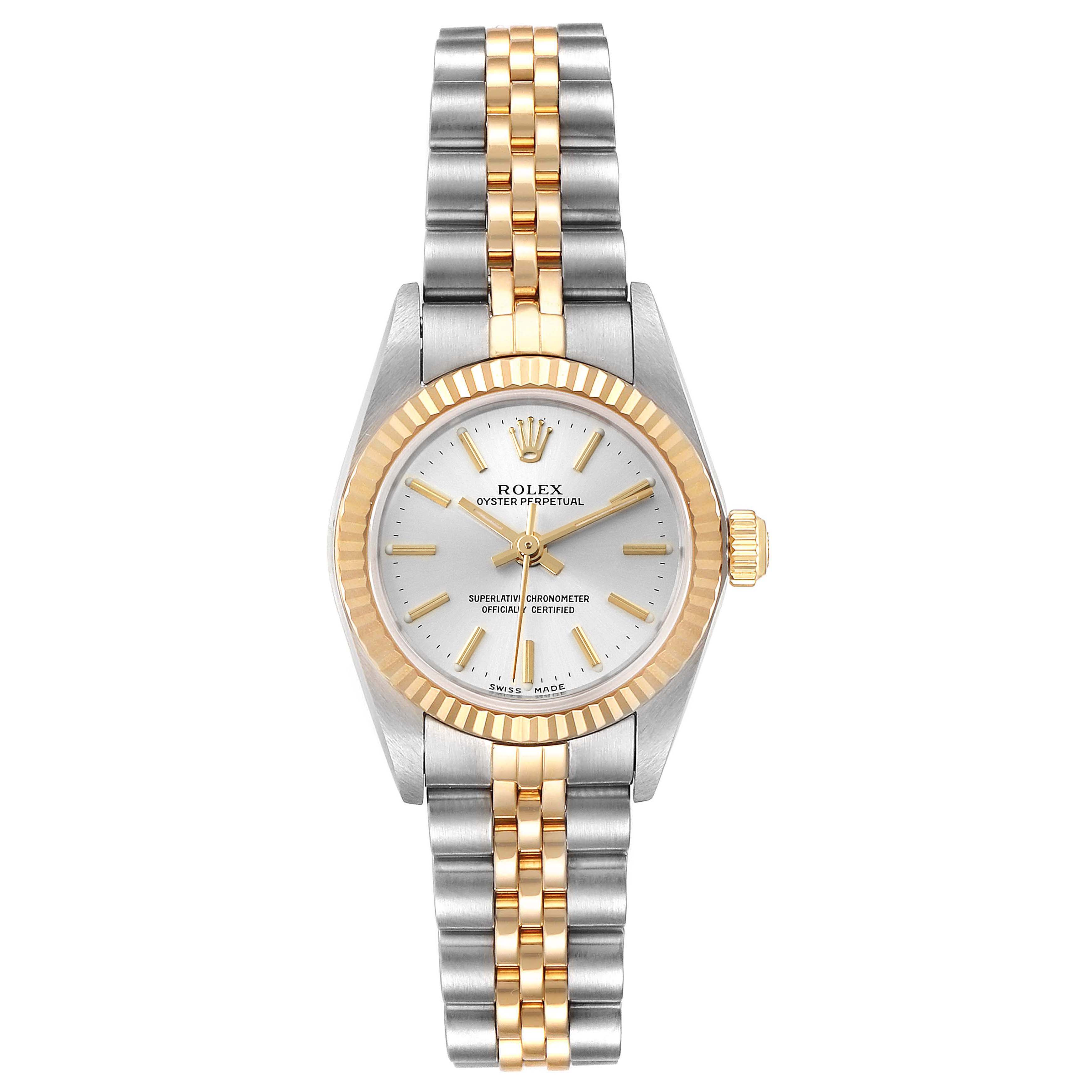 Rolex Oyster Perpetual Steel and Gold (two tone) 76193