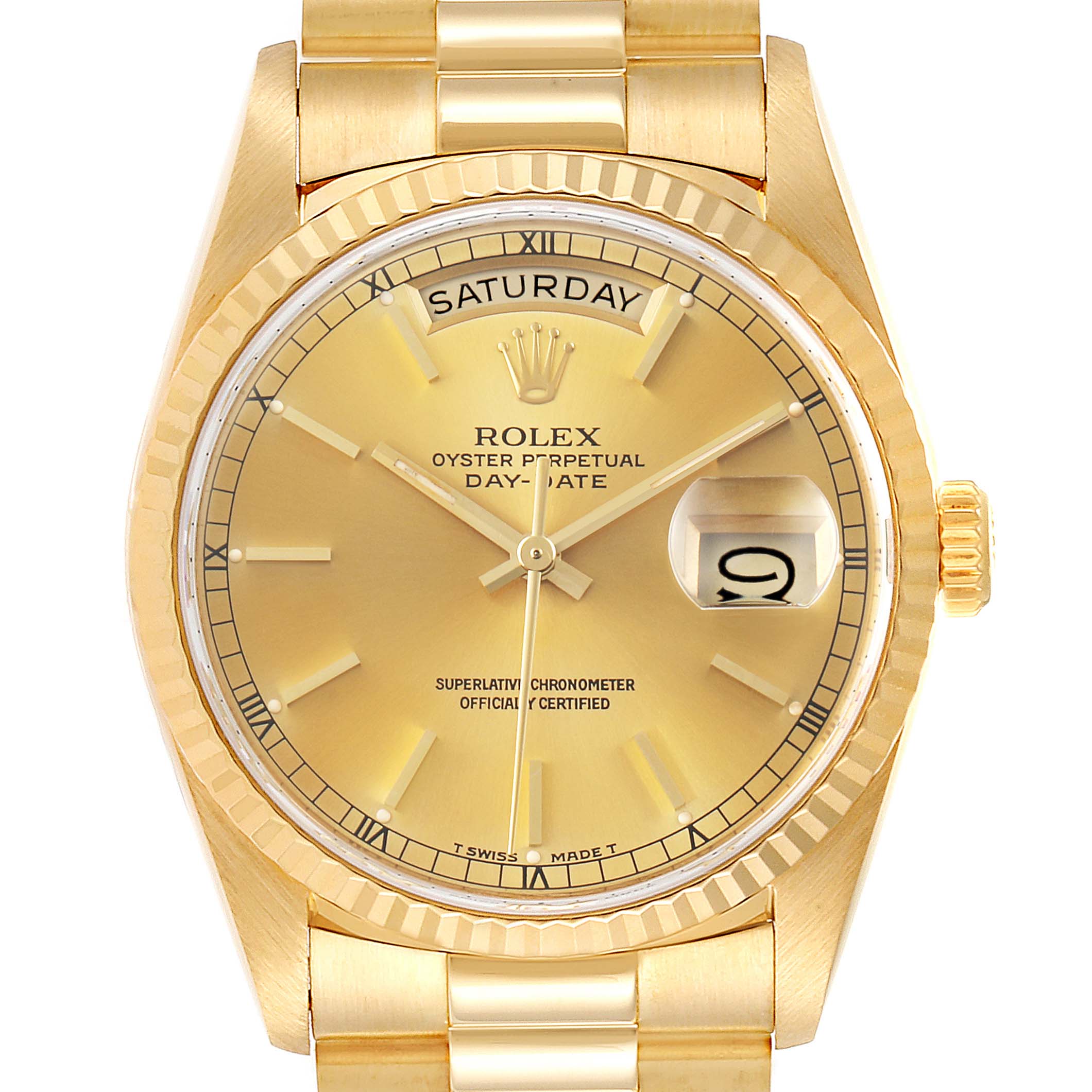 Rolex President Yellow Gold 18238 | Stock 30454 | SwissWatchExpo