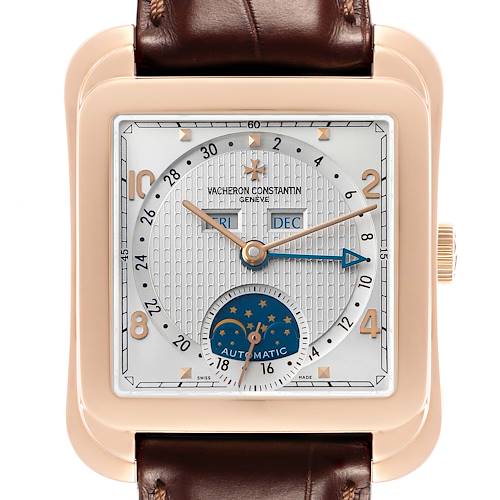 Photo of Vacheron Constantin Historiques Toledo 1952 Rose Gold Mens Watch 47300 Box Papers