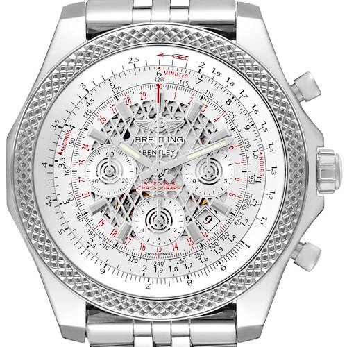 Photo of Breitling Bentley B06 Steel Silver Dial Chronograph Watch AB0611 Box Card