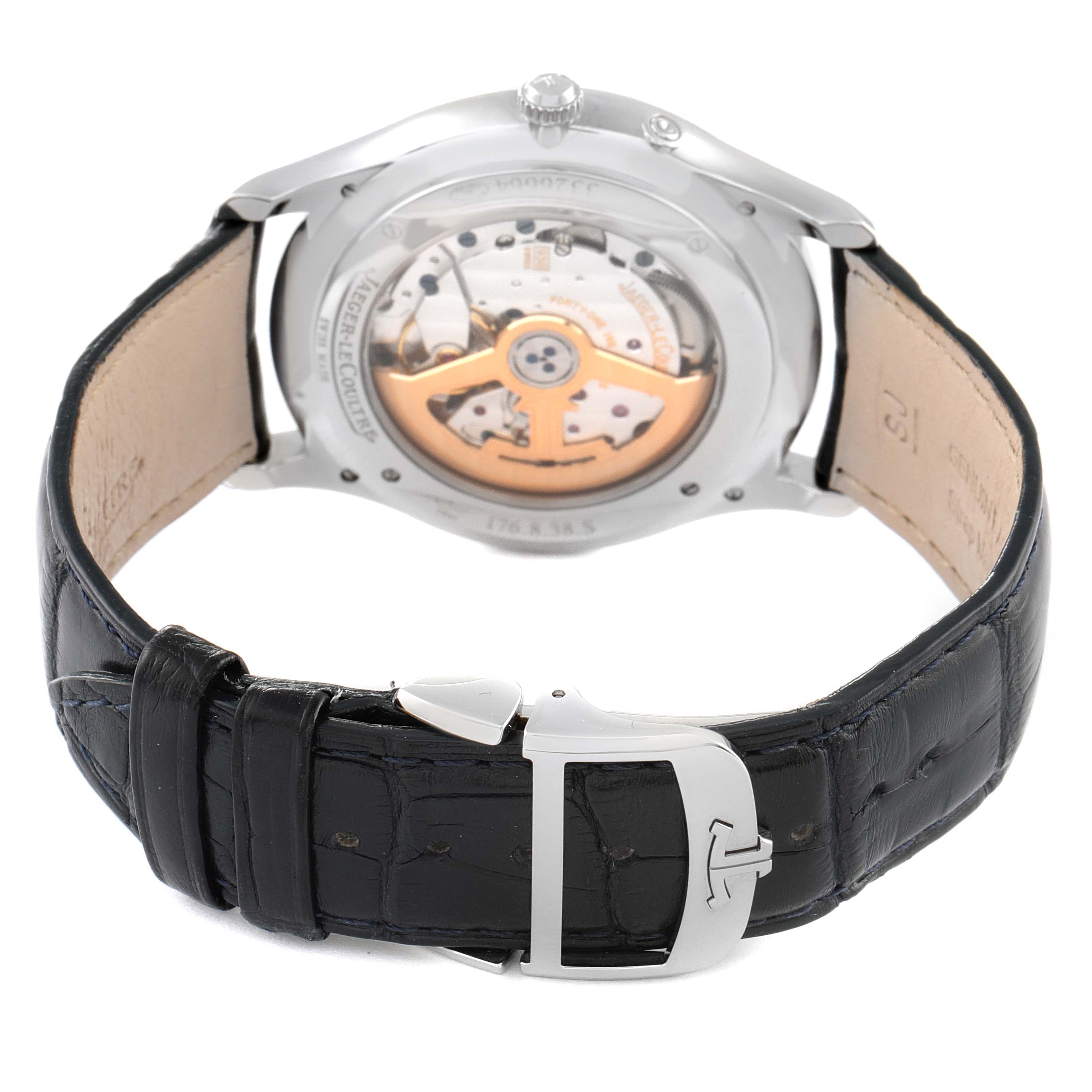 Jaeger Lecoultre Reserve De Marche Steel Watch 176.8.38.S Q1378480 ...