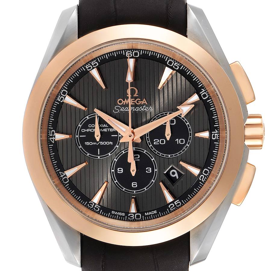 Omega Seamaster Aqua Terra Steel Rose Gold Watch 231.23.44.50.06.001 Unworn SwissWatchExpo